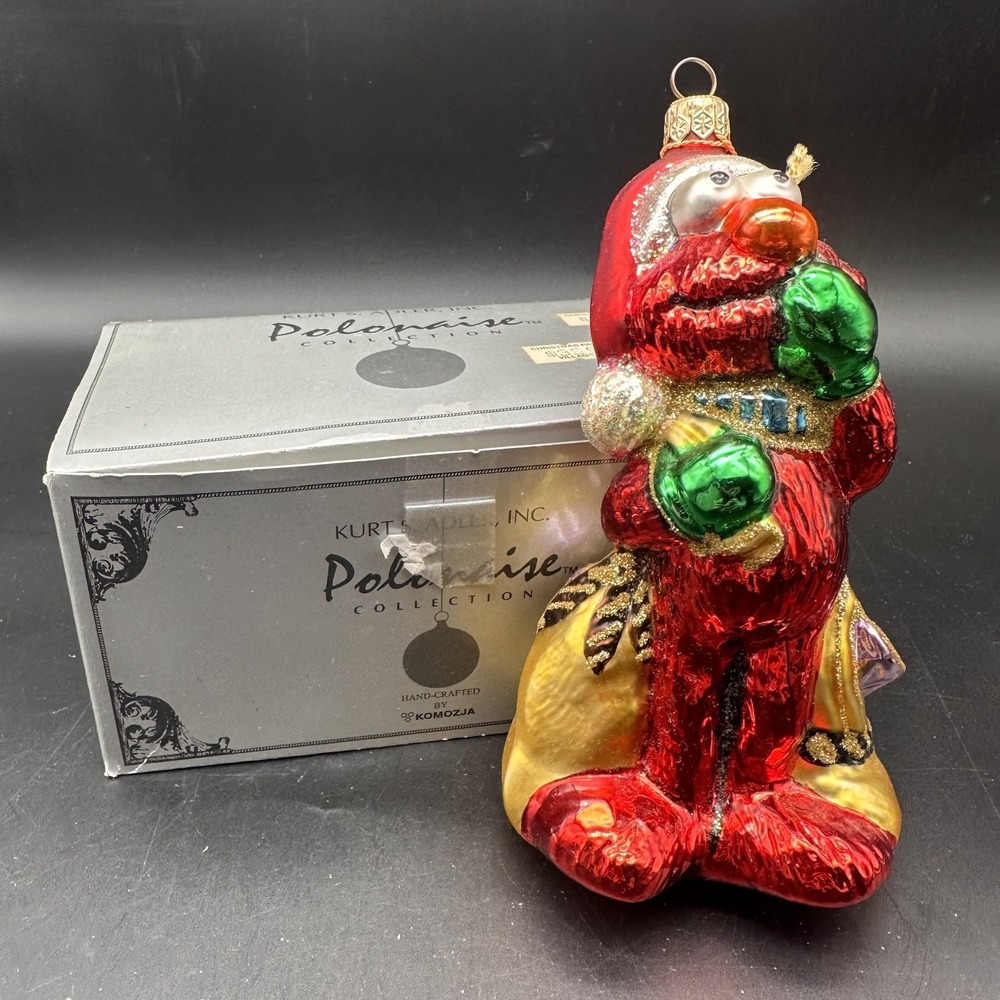 POLONAISE KURT ADLER SESAME STREET ELMO ORNAMENT GP843 6"